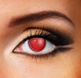 Red Mesh Contact Lenses (1 Day)