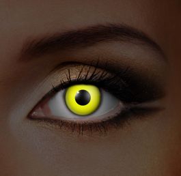 i-Glow Yellow UV Contact Lenses (Pair)
