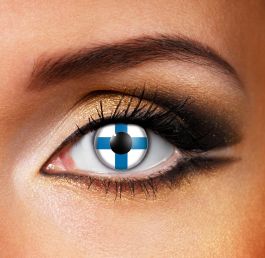 Finland Flag Contact Lenses (90 Day)