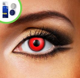 Red Contact Lenses (Inc Case & Solution)