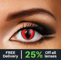 Red Cat Eye Contact Lenses